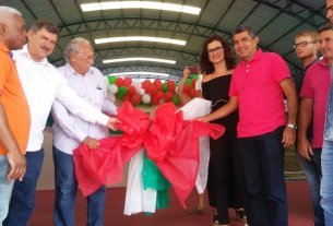 Sérgio Vidigal reinaugura ginásio em Afonso Cláudio