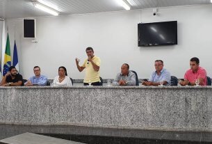 Sérgio Vidigal participa de convenção do PDT em Nova Venécia